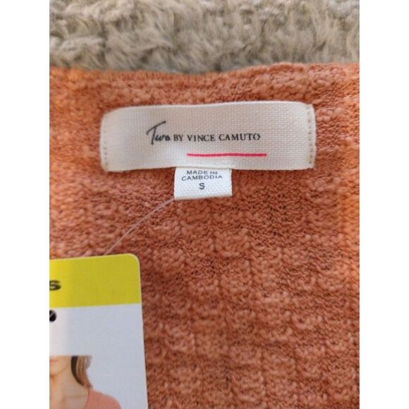 Two by Vince Camuto V neck Cardigan Nwt Sm Fall Boho Cottage Core Feminine - Picture 10 of 11
